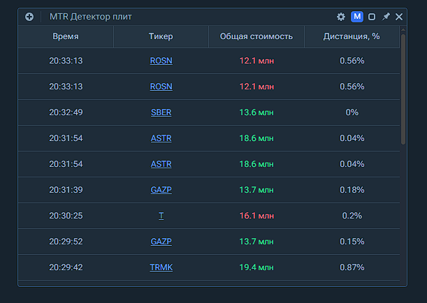 Скриншот детектора плит